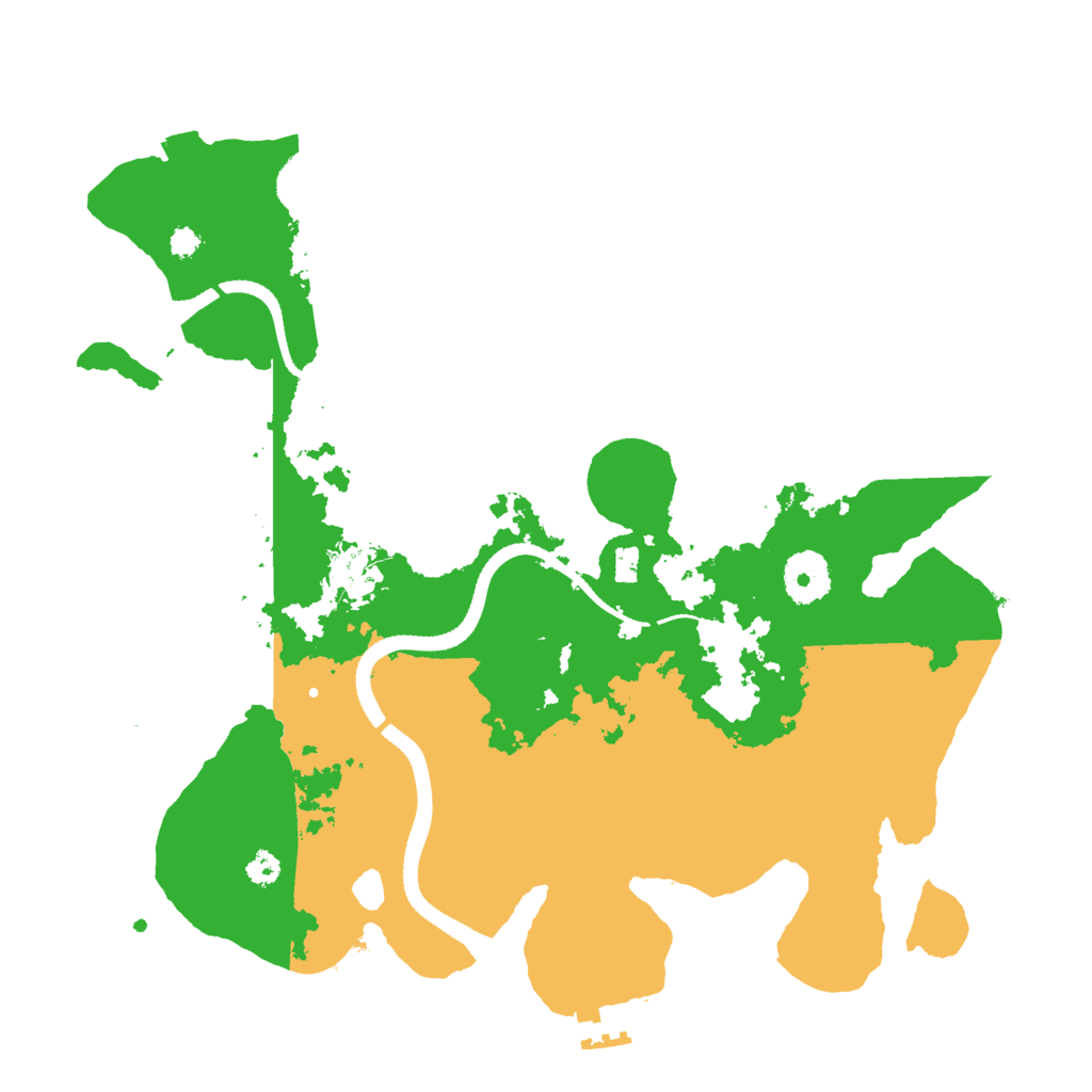 Biome Rust Map: Procedural Map, Size: 3300, Seed: 314654782