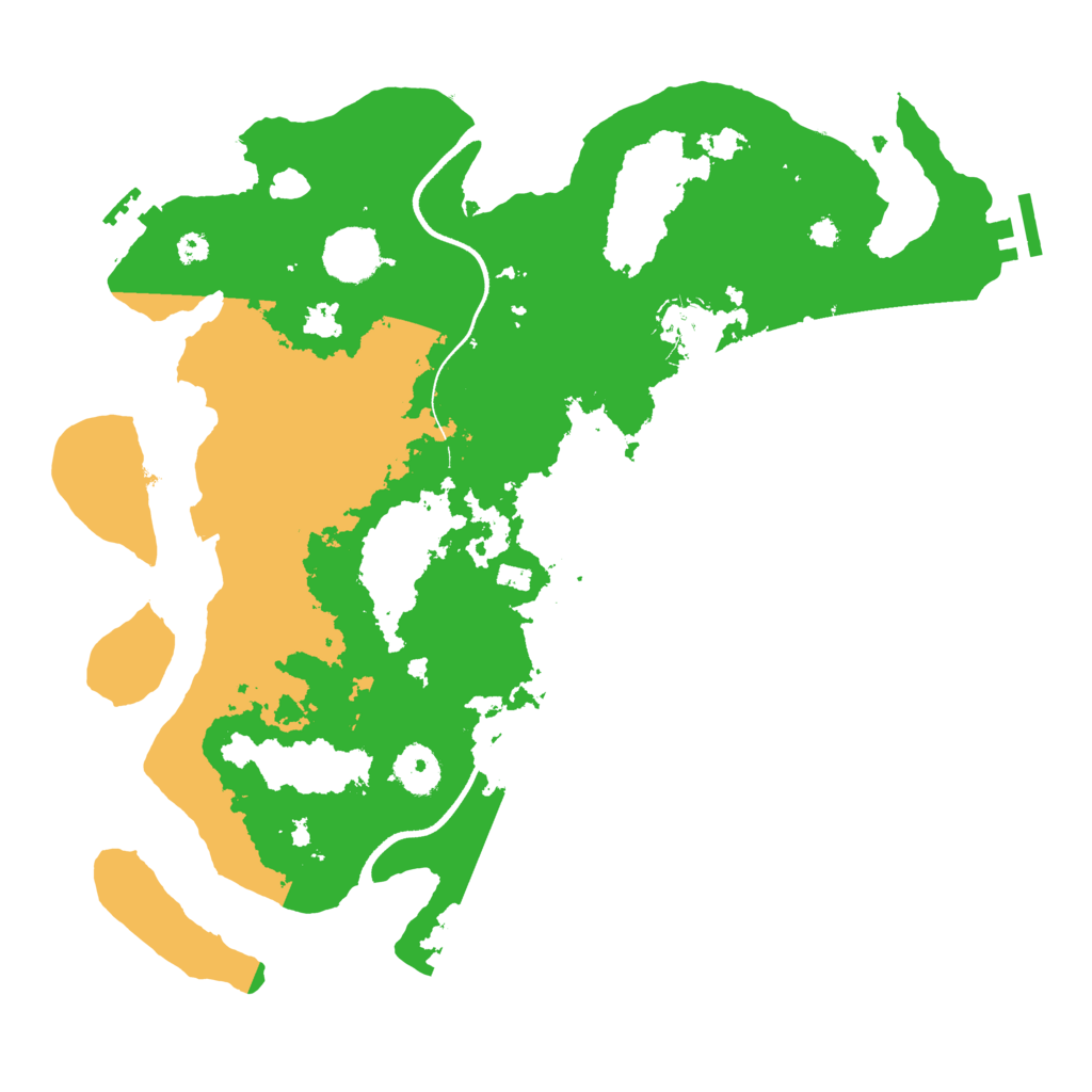 Biome Rust Map: Procedural Map, Size: 3500, Seed: 6785586