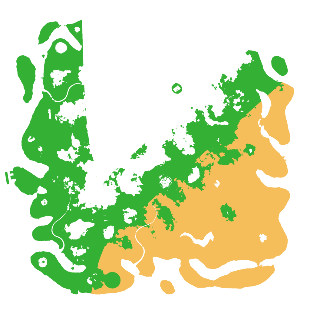 Biome Rust Map: Procedural Map, Size: 5000, Seed: 1917836652