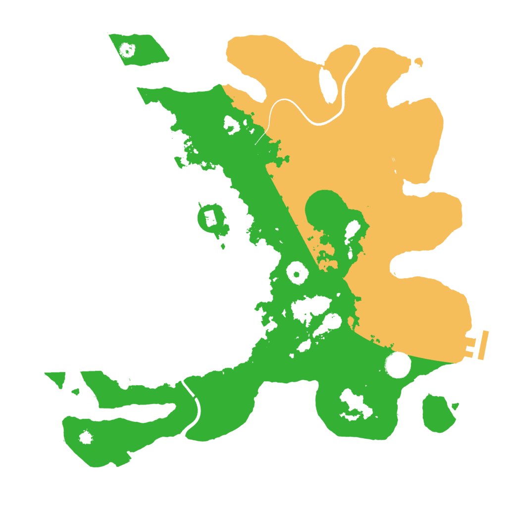 Biome Rust Map: Procedural Map, Size: 3500, Seed: 1076413474