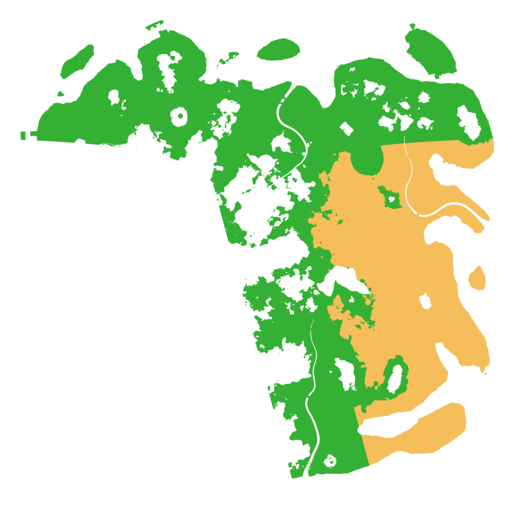 Biome Rust Map: Procedural Map, Size: 4250, Seed: 572623677