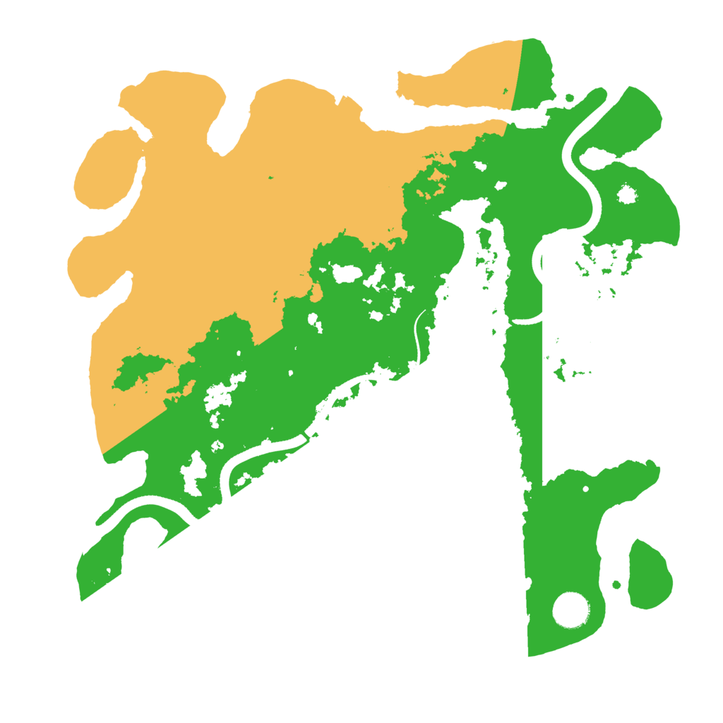 Biome Rust Map: Procedural Map, Size: 3500, Seed: 1895033683