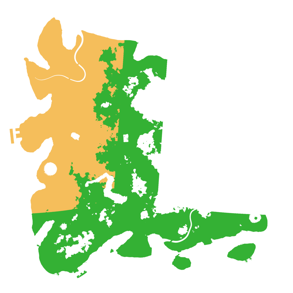 Biome Rust Map: Procedural Map, Size: 4000, Seed: 50013