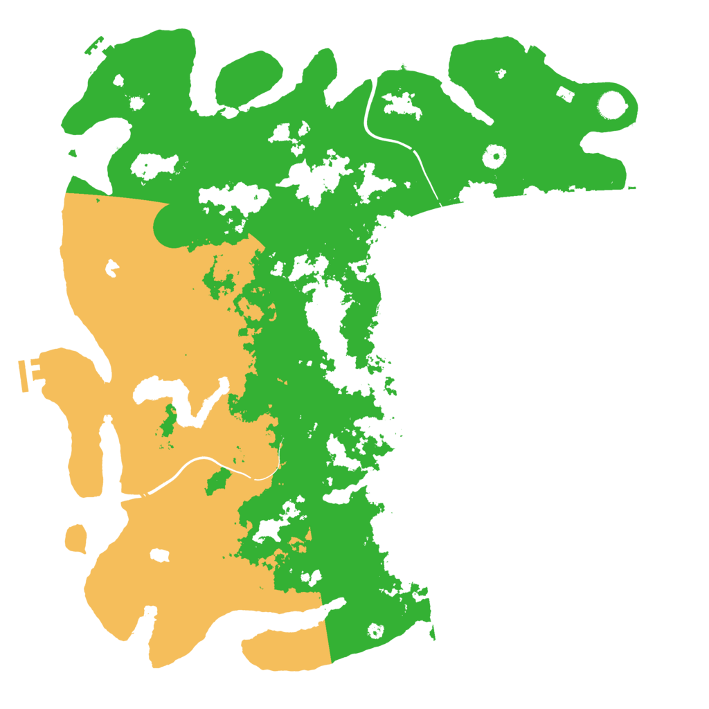 Biome Rust Map: Procedural Map, Size: 4500, Seed: 2050277294