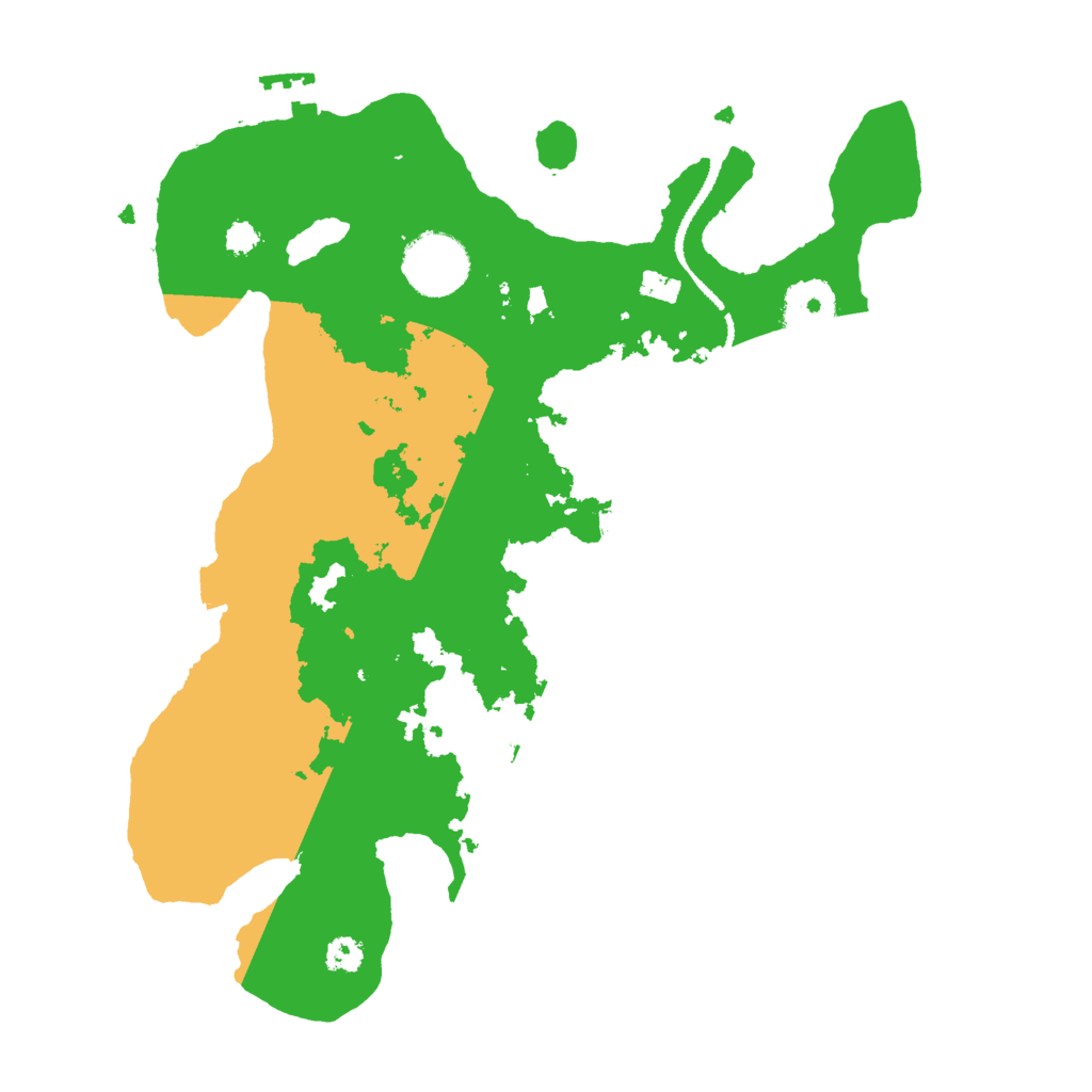 Biome Rust Map: Procedural Map, Size: 3000, Seed: 24235654