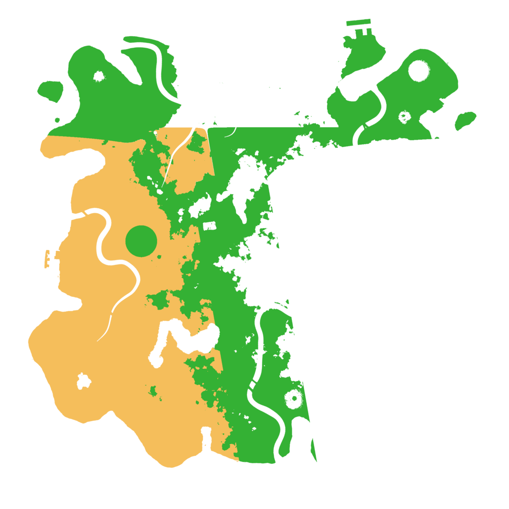 Biome Rust Map: Procedural Map, Size: 4250, Seed: 1222554110