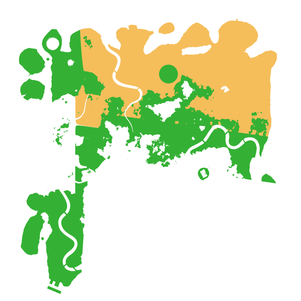 Biome Rust Map: Procedural Map, Size: 4250, Seed: 18234