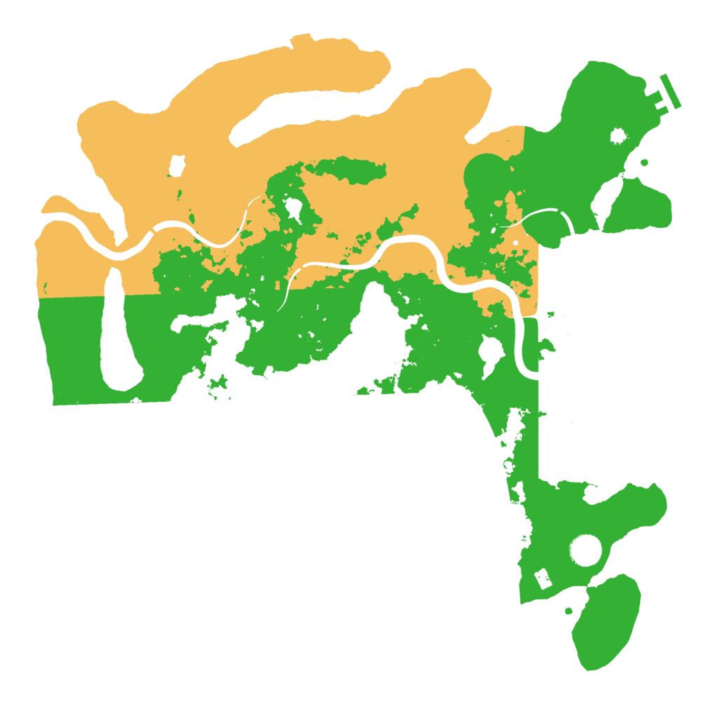 Biome Rust Map: Procedural Map, Size: 4000, Seed: 131654351