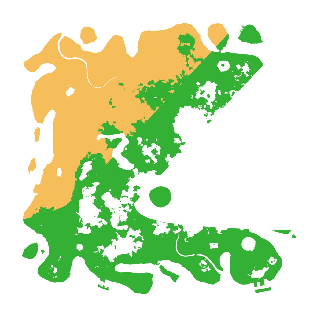 Biome Rust Map: Procedural Map, Size: 4000, Seed: 451079813