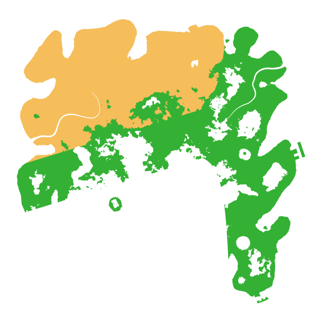 Biome Rust Map: Procedural Map, Size: 4000, Seed: 287347900