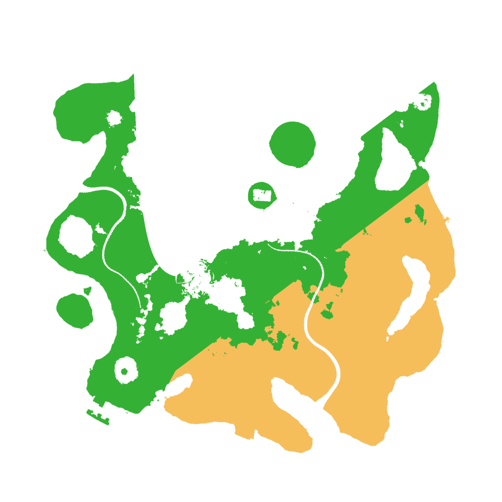 Biome Rust Map: Procedural Map, Size: 3000, Seed: 1788559965