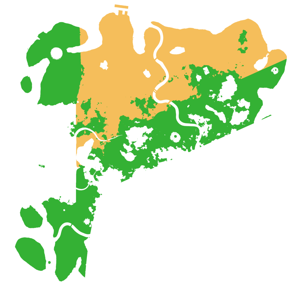 Biome Rust Map: Procedural Map, Size: 4500, Seed: 1788059652