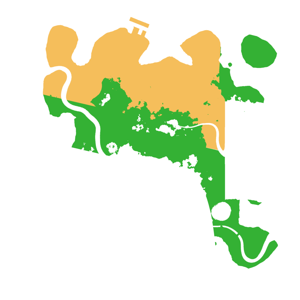 Biome Rust Map: Procedural Map, Size: 3000, Seed: 202007315