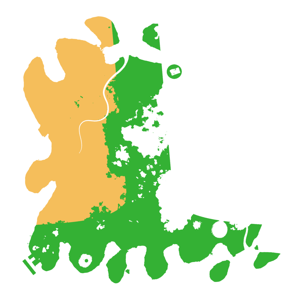 Biome Rust Map: Procedural Map, Size: 3500, Seed: 1435715762