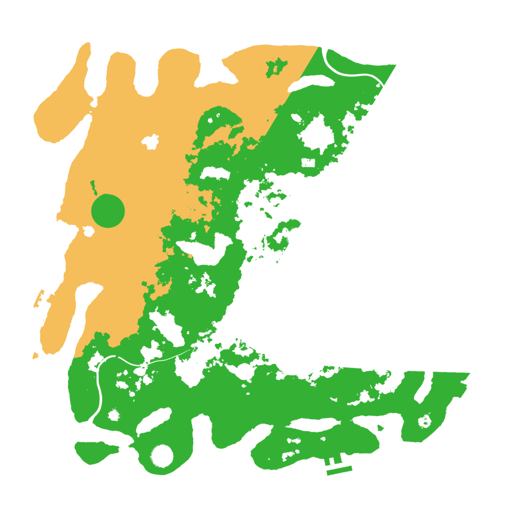 Biome Rust Map: Procedural Map, Size: 4000, Seed: 1179512164