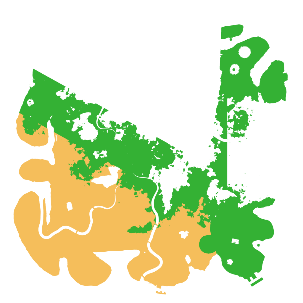 Biome Rust Map: Procedural Map, Size: 4500, Seed: 716933800