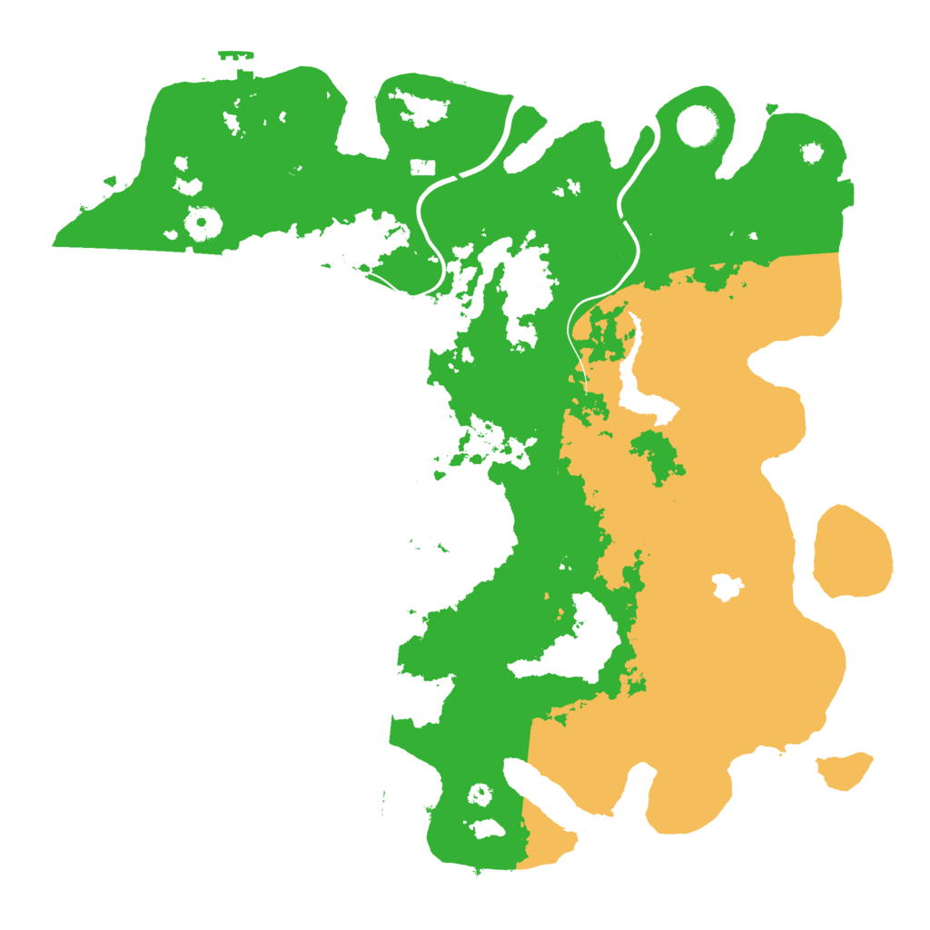 Biome Rust Map: Procedural Map, Size: 4000, Seed: 48671