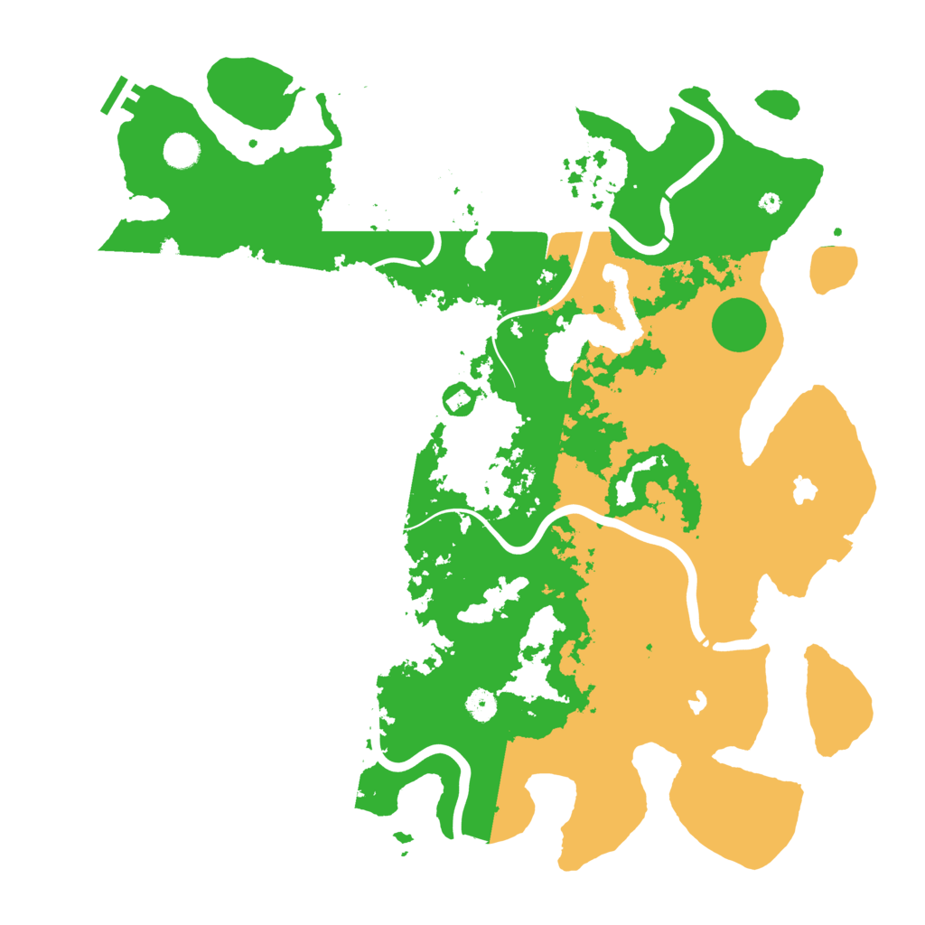 Biome Rust Map: Procedural Map, Size: 4500, Seed: 1808065190