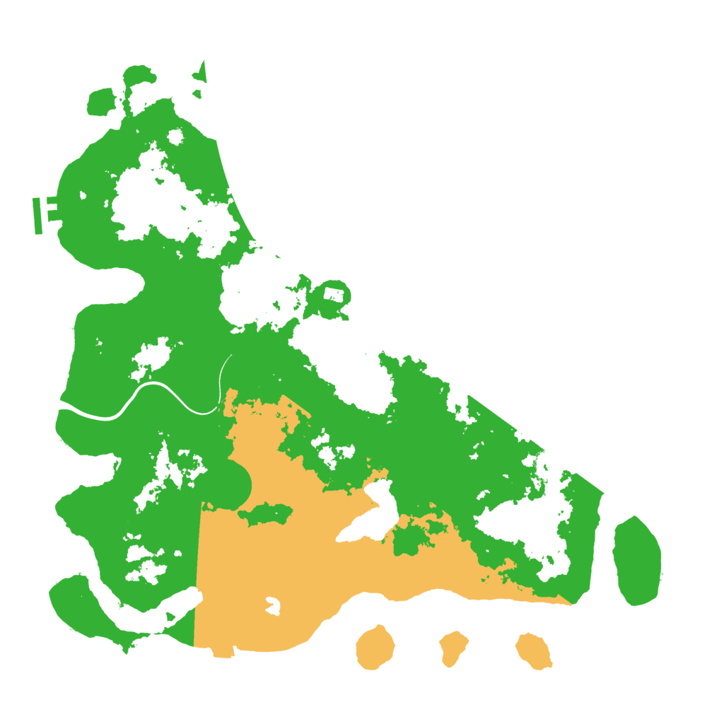 Biome Rust Map: Procedural Map, Size: 4000, Seed: 192153