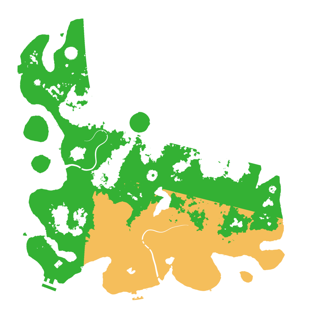 Biome Rust Map: Procedural Map, Size: 4250, Seed: 89673
