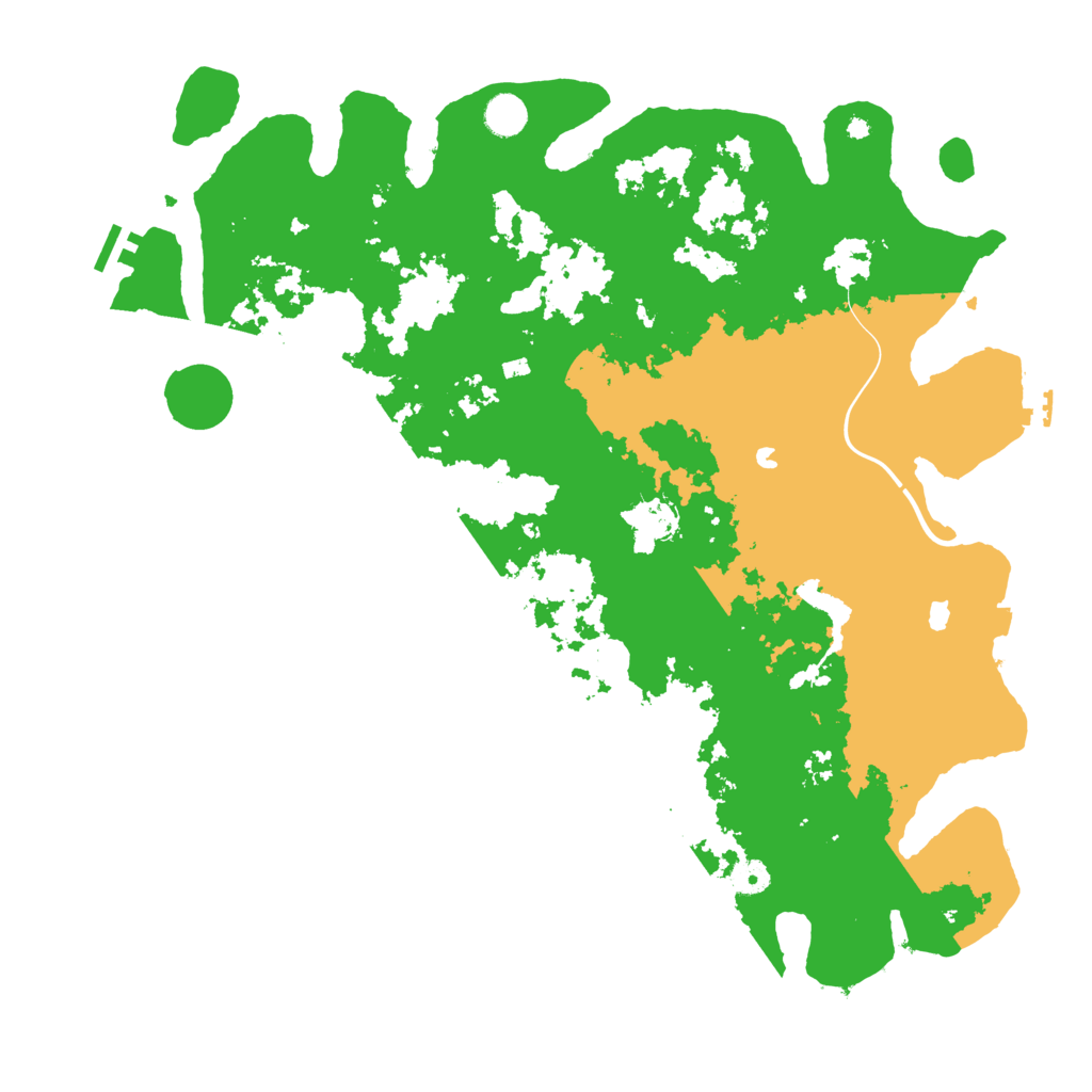 Biome Rust Map: Procedural Map, Size: 4500, Seed: 529948022