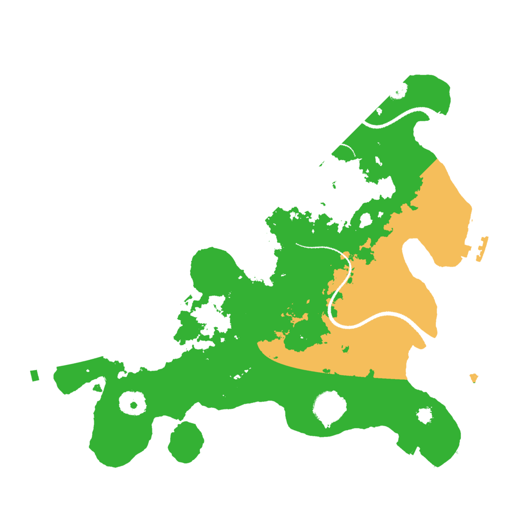 Biome Rust Map: Procedural Map, Size: 3000, Seed: 1813219