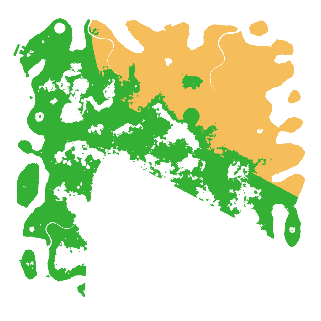 Biome Rust Map: Procedural Map, Size: 5200, Seed: 448883092