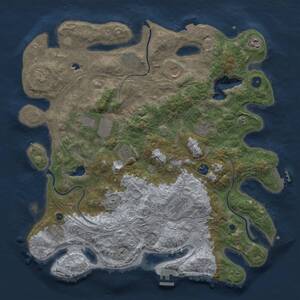 Thumbnail Rust Map: Procedural Map, Size: 4250, Seed: 1777907595, 17 Monuments