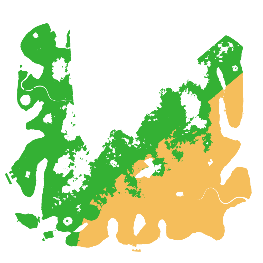 Biome Rust Map: Procedural Map, Size: 4500, Seed: 1707218628