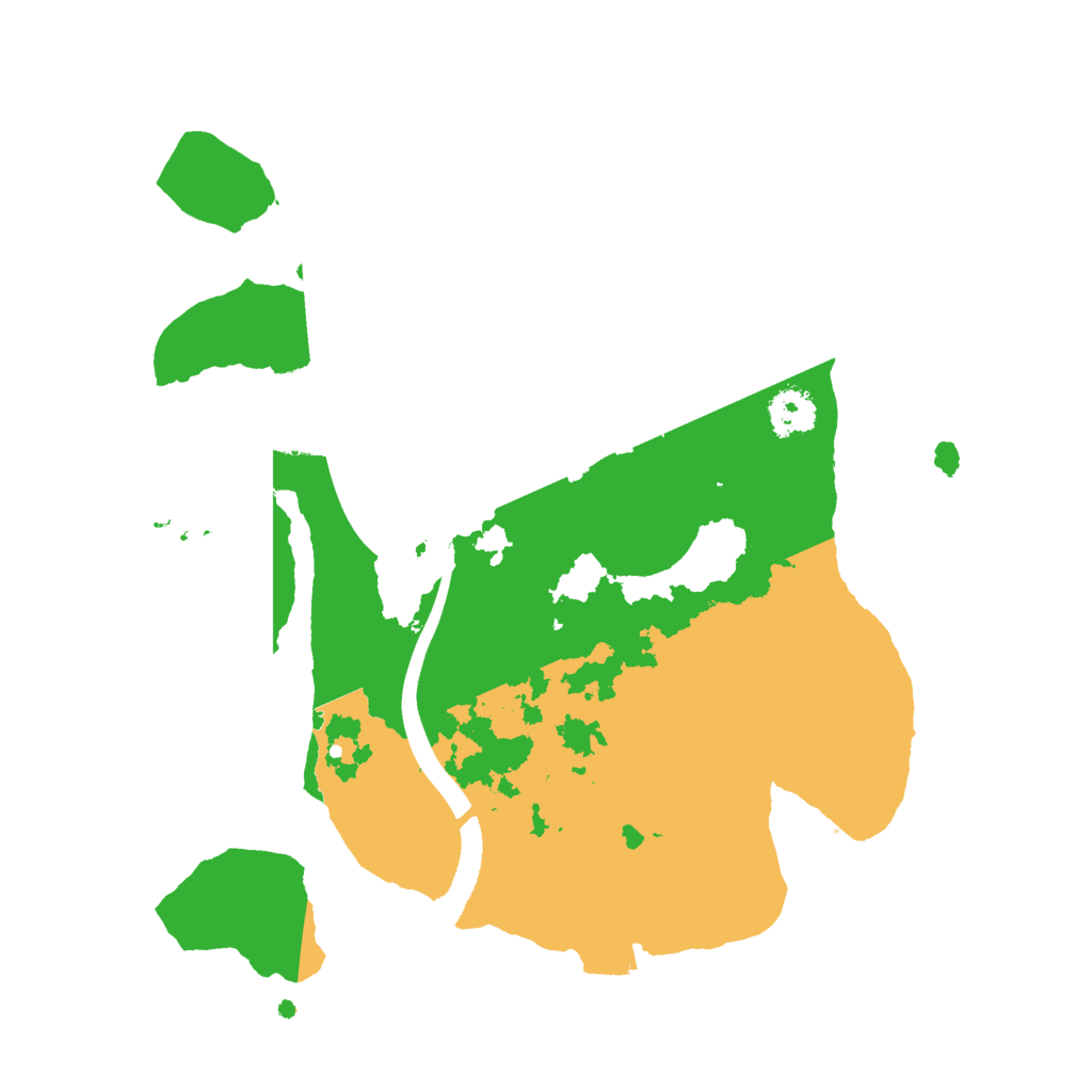 Biome Rust Map: Procedural Map, Size: 2400, Seed: 115182377