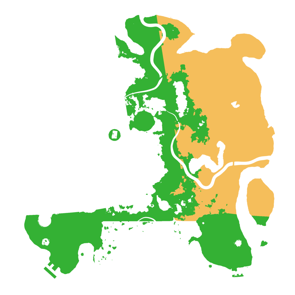 Biome Rust Map: Procedural Map, Size: 4000, Seed: 15342