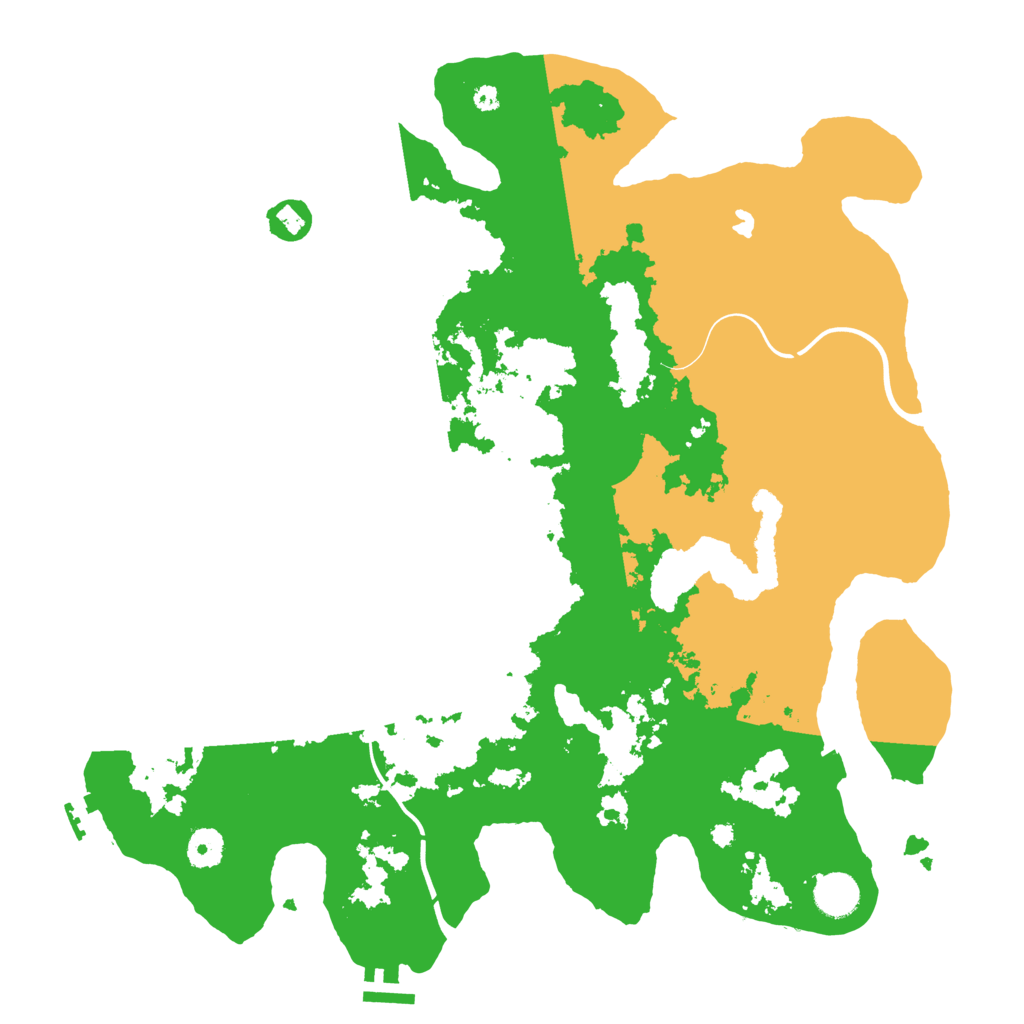 Biome Rust Map: Procedural Map, Size: 4000, Seed: 15342