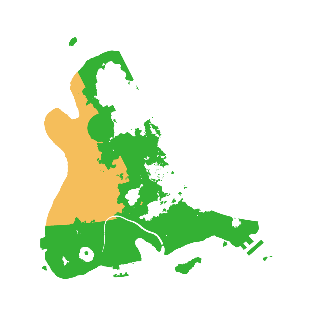 Biome Rust Map: Procedural Map, Size: 3150, Seed: 86899