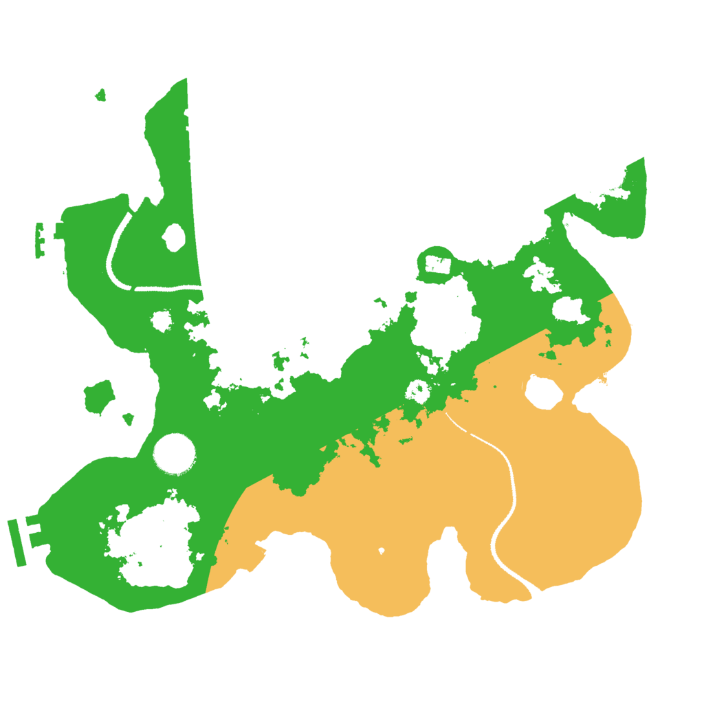 Biome Rust Map: Procedural Map, Size: 3000, Seed: 1815422189