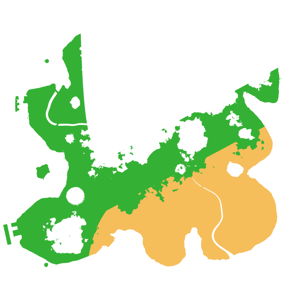 Biome Rust Map: Procedural Map, Size: 3000, Seed: 1815422189
