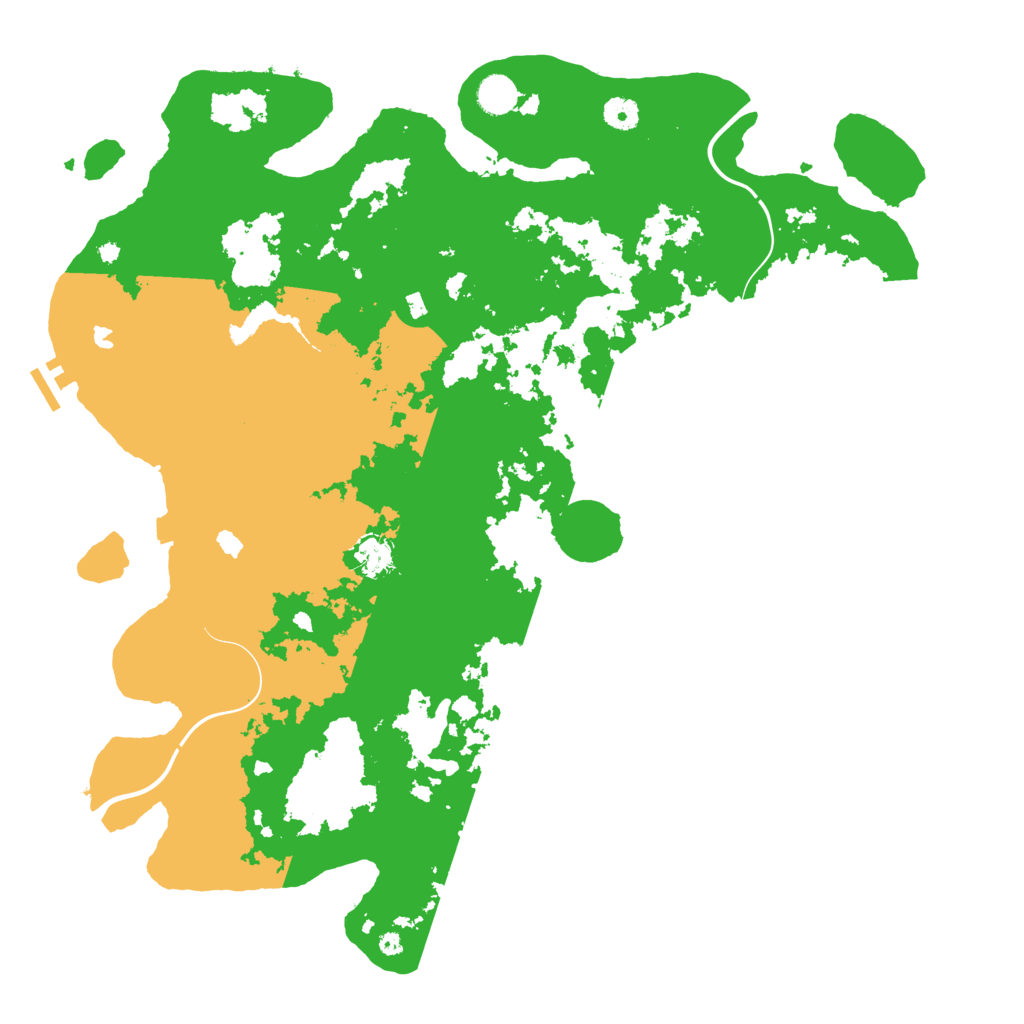 Biome Rust Map: Procedural Map, Size: 4500, Seed: 937276672