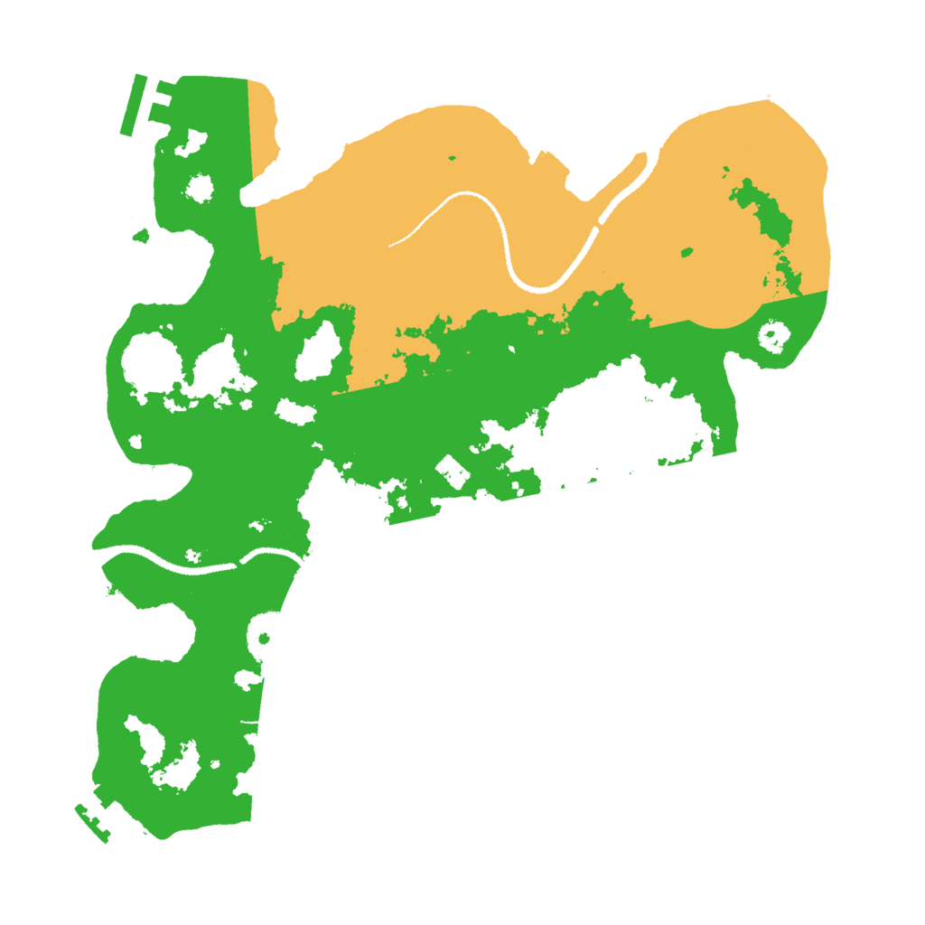 Biome Rust Map: Procedural Map, Size: 3000, Seed: 1117329074