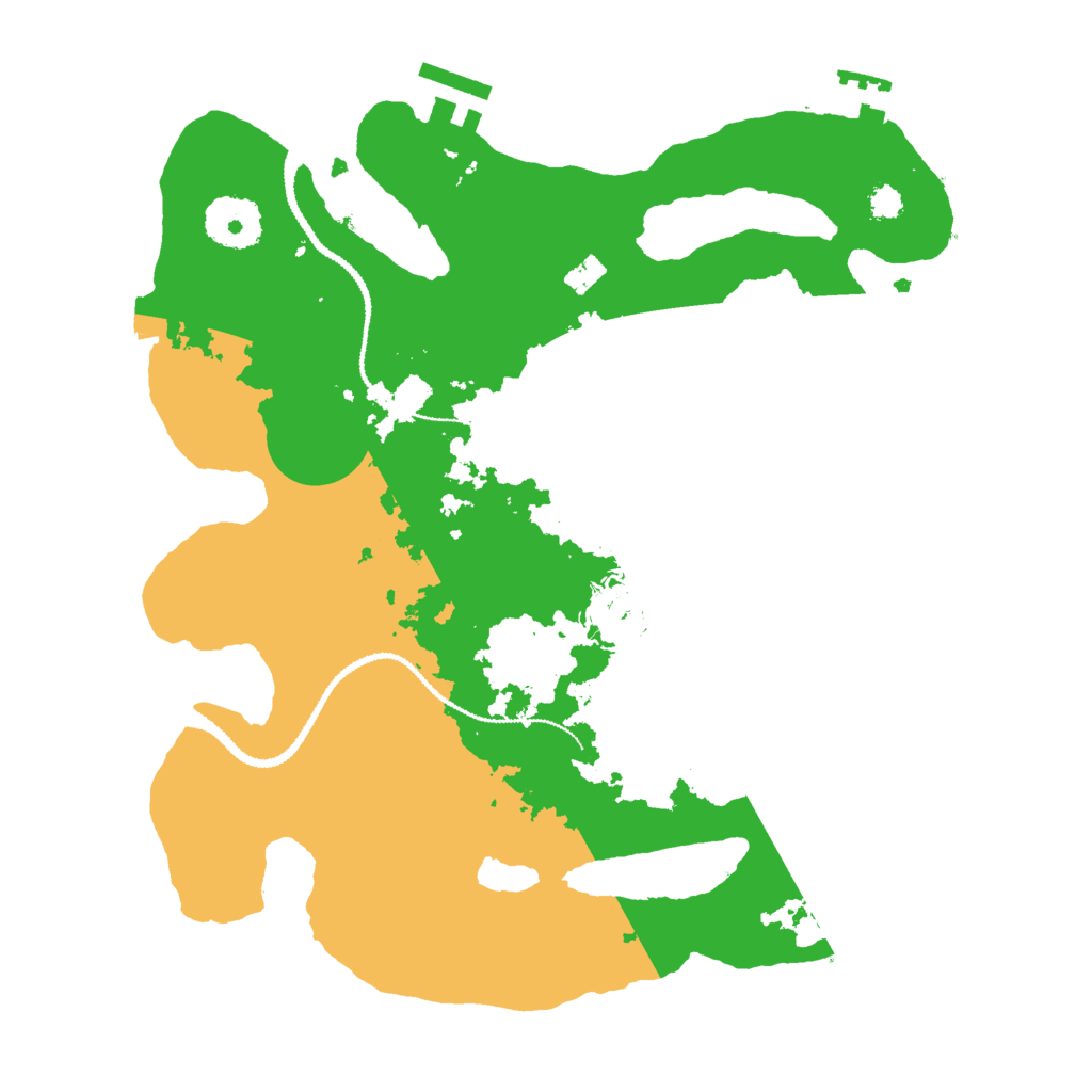 Biome Rust Map: Procedural Map, Size: 3000, Seed: 1570849683