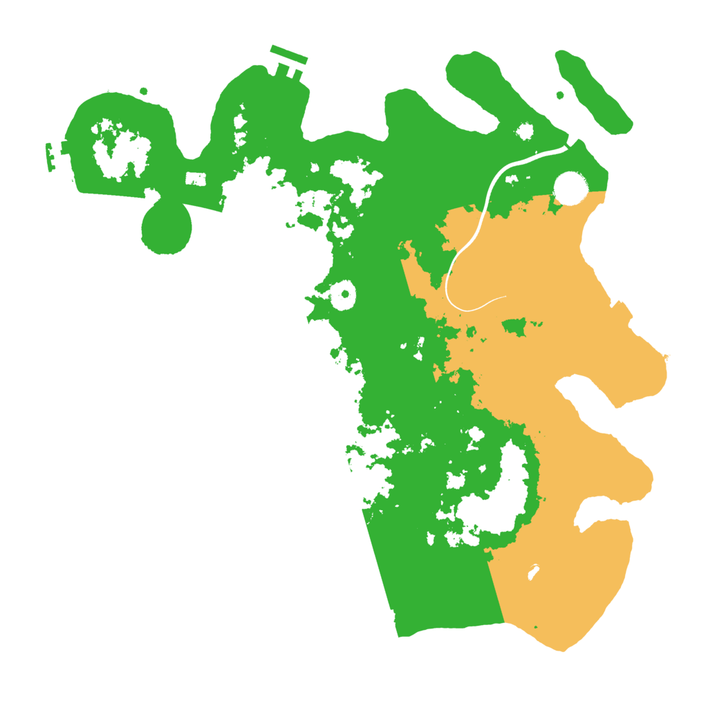 Biome Rust Map: Procedural Map, Size: 3750, Seed: 1635935329