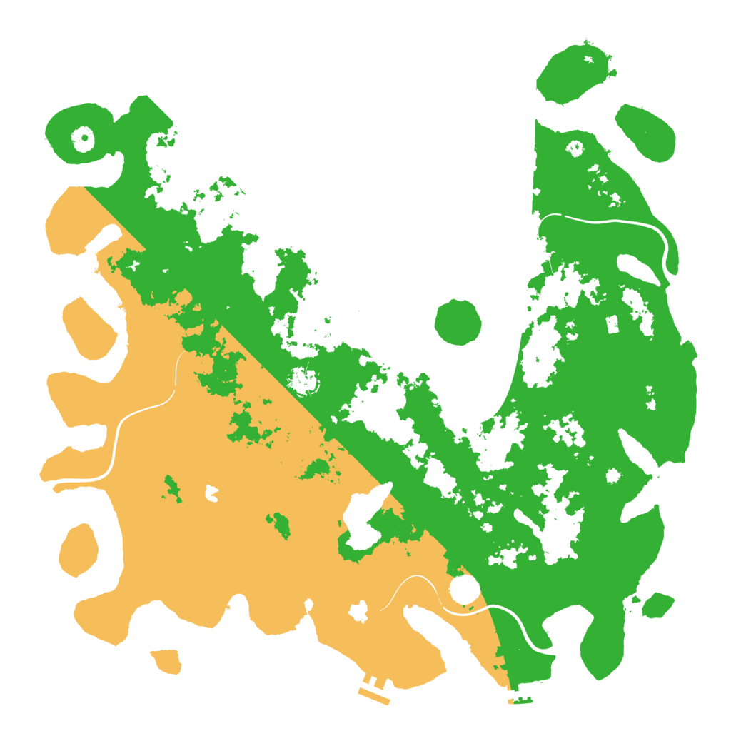 Biome Rust Map: Procedural Map, Size: 4500, Seed: 1301872500