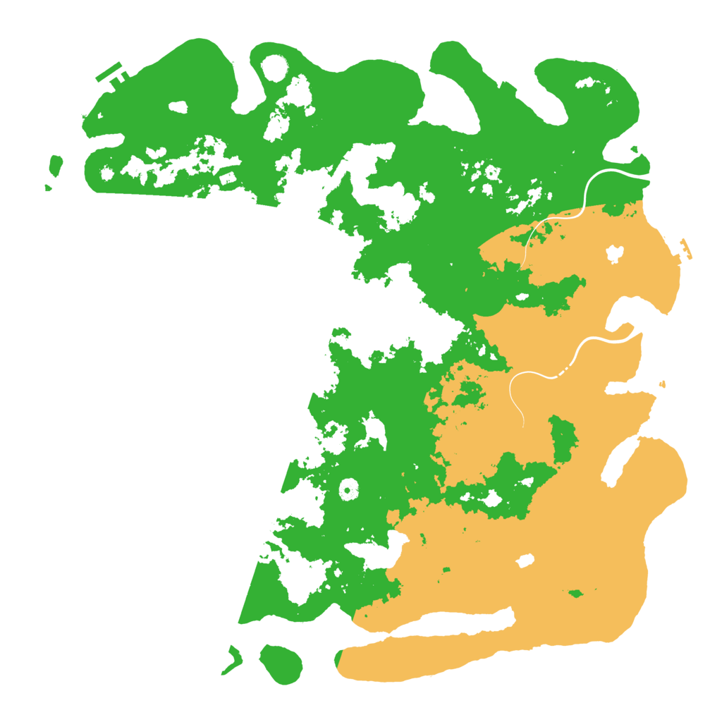 Biome Rust Map: Procedural Map, Size: 5000, Seed: 961917951