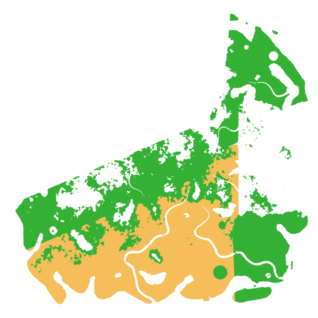 Biome Rust Map: Procedural Map, Size: 6000, Seed: 818208239