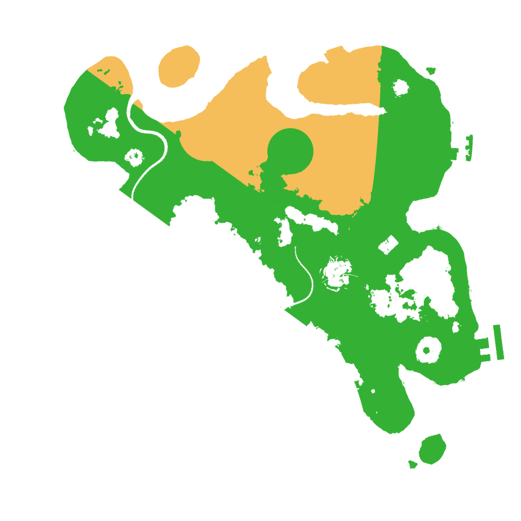 Biome Rust Map: Procedural Map, Size: 3000, Seed: 7917