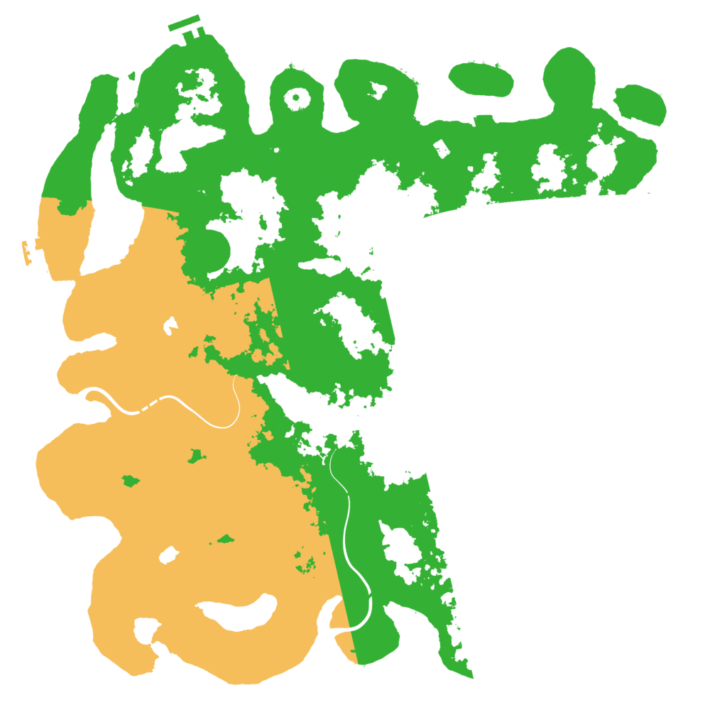 Biome Rust Map: Procedural Map, Size: 4500, Seed: 514740112