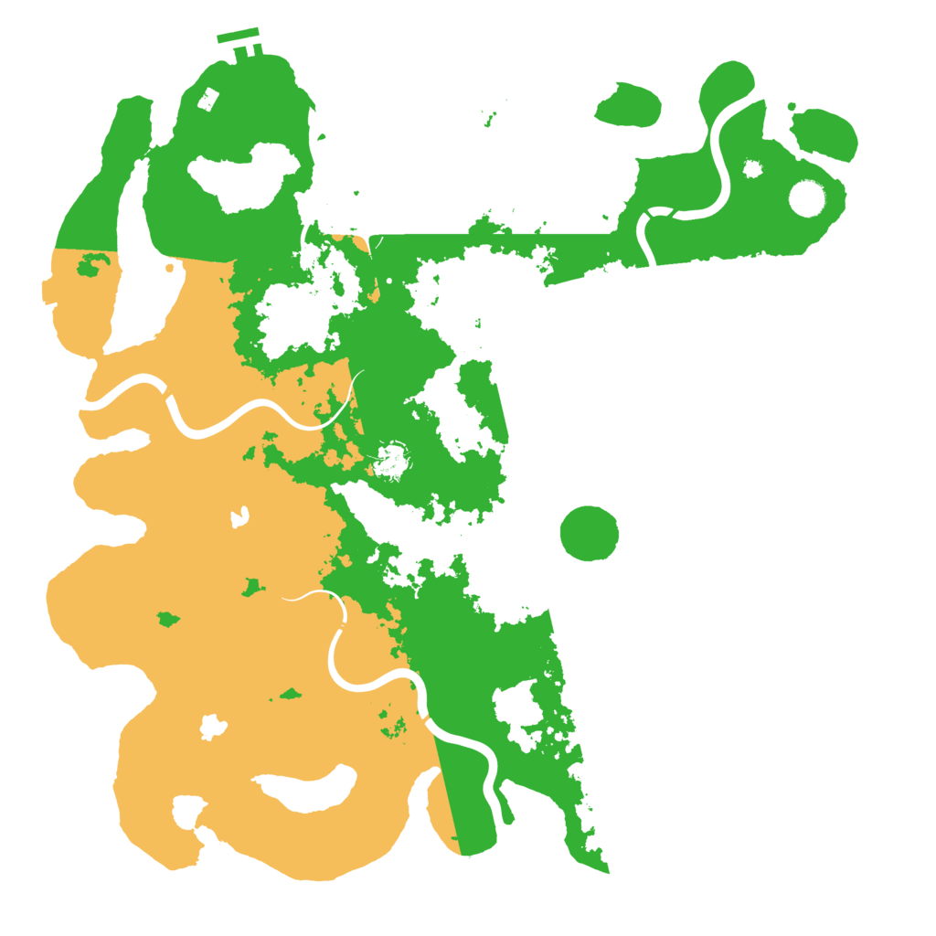 Biome Rust Map: Procedural Map, Size: 4500, Seed: 514740112