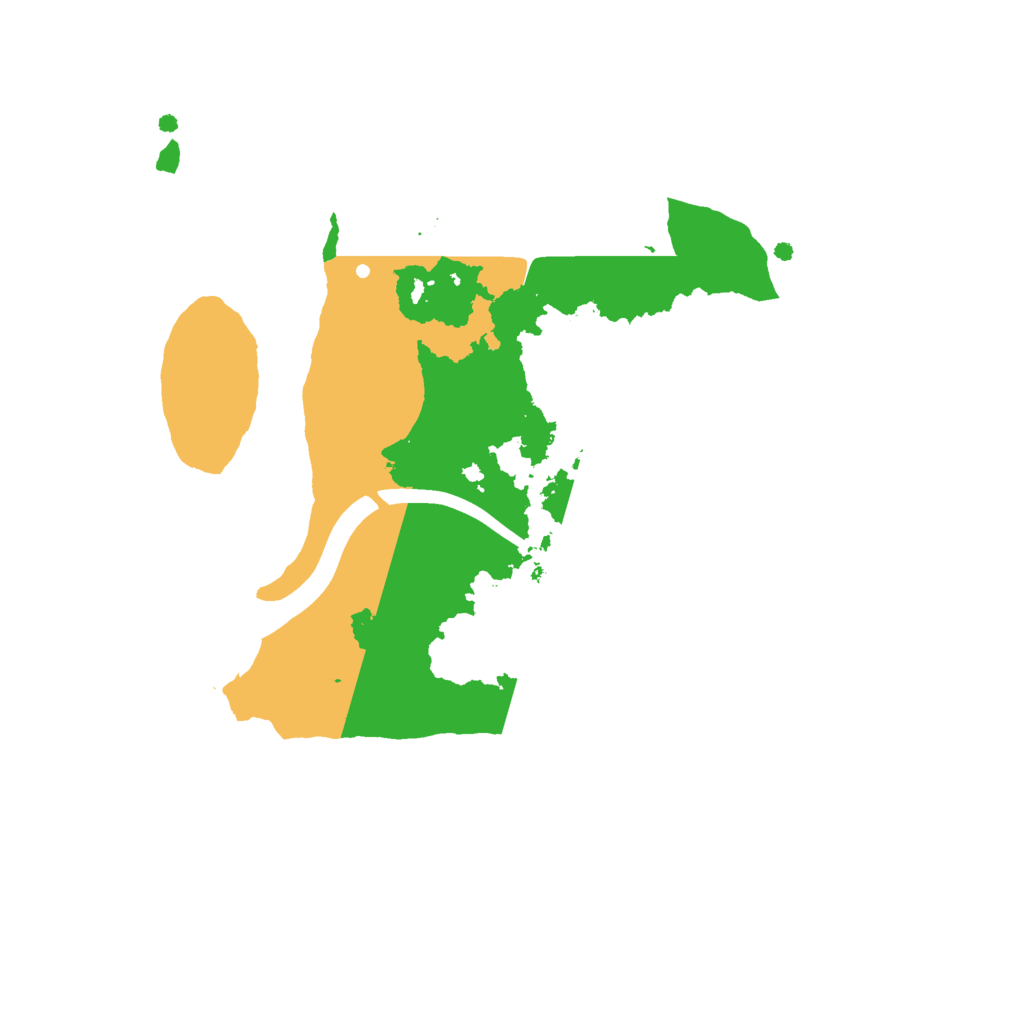 Biome Rust Map: Procedural Map, Size: 2200, Seed: 1672644995