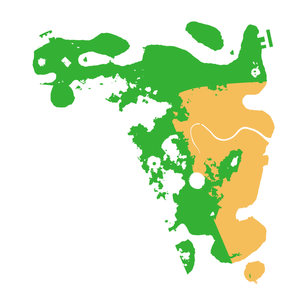 Biome Rust Map: Procedural Map, Size: 3500, Seed: 684365364