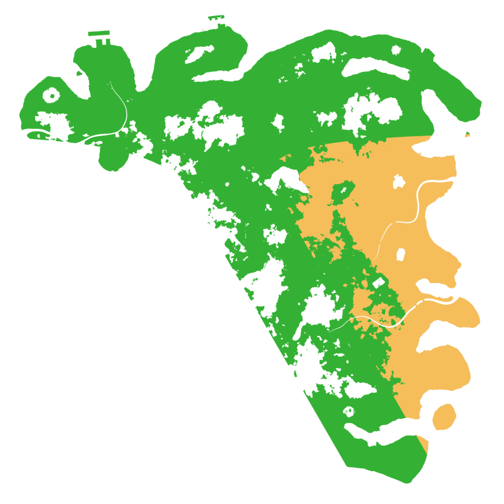 Biome Rust Map: Procedural Map, Size: 4750, Seed: 37284