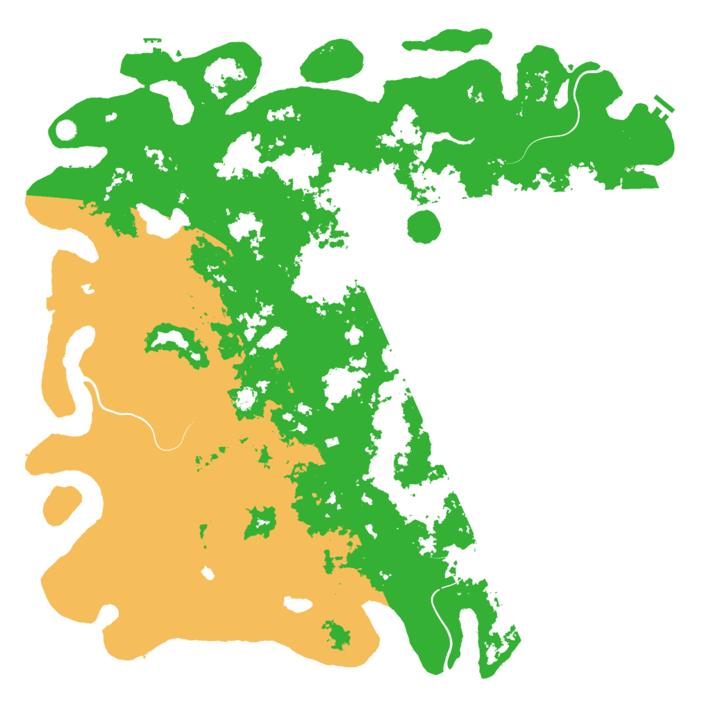 Biome Rust Map: Procedural Map, Size: 6000, Seed: 67825498