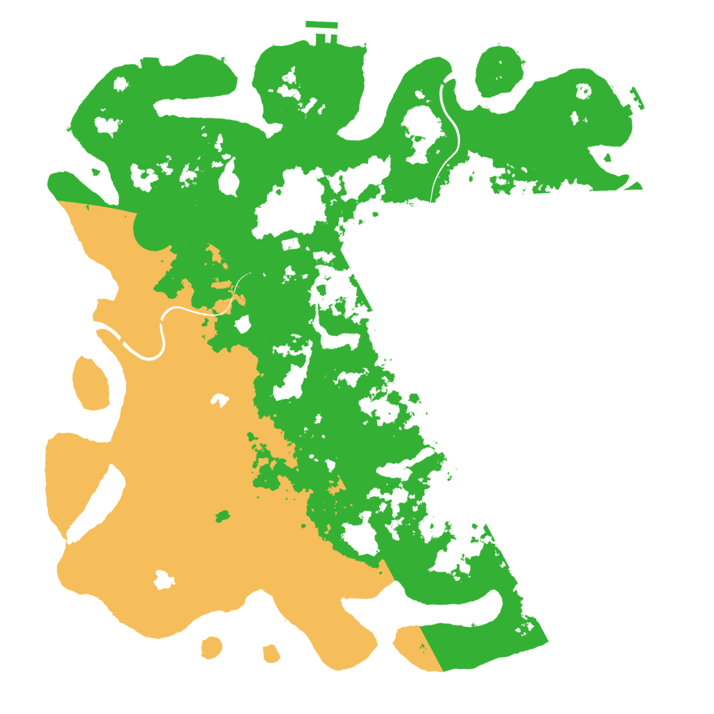 Biome Rust Map: Procedural Map, Size: 4500, Seed: 481981654